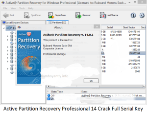 active partition recovery professional
